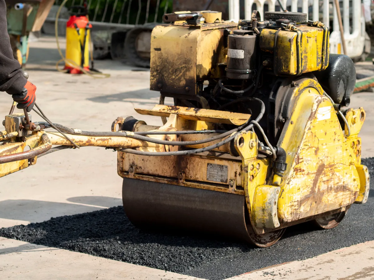 Asphalt Driveway Installation detail photo