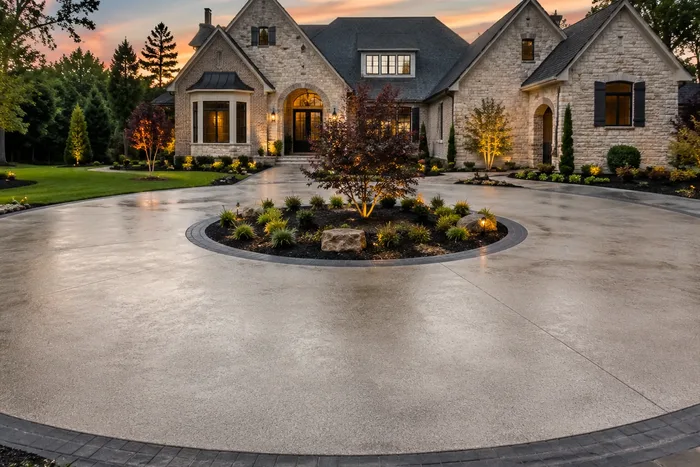 Circular Driveway Installation