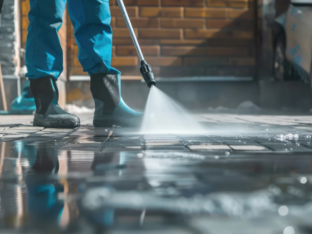 Driveway Pressure Washing & Cleaning detail photo