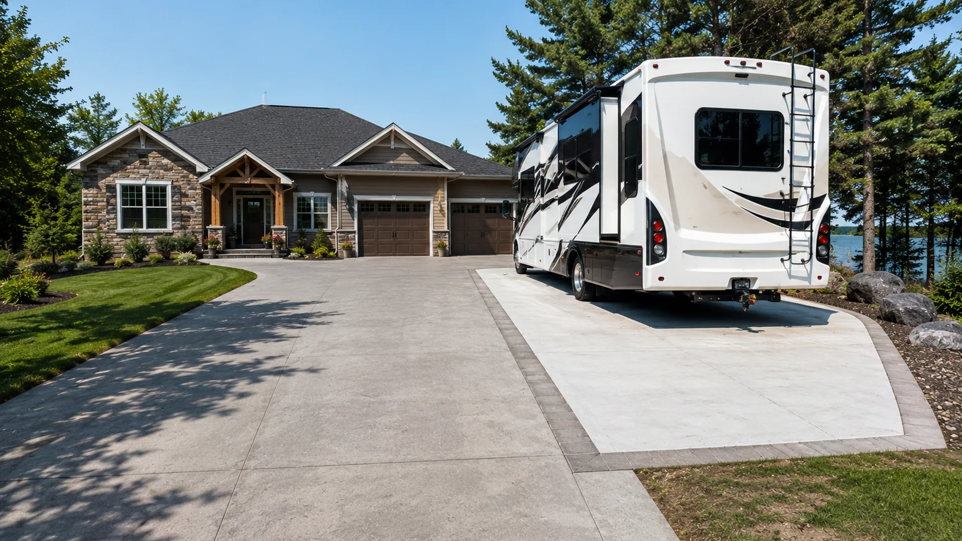 RV/Boat Driveway Pad Installation Conroe TX: Built for Montgomery County Clay & Rain
