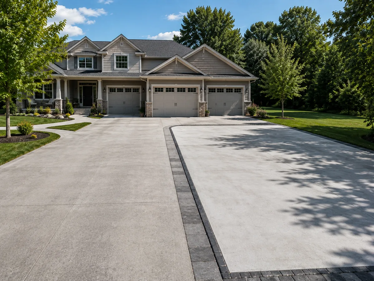 RV/Boat Driveway Pad Installation detail photo