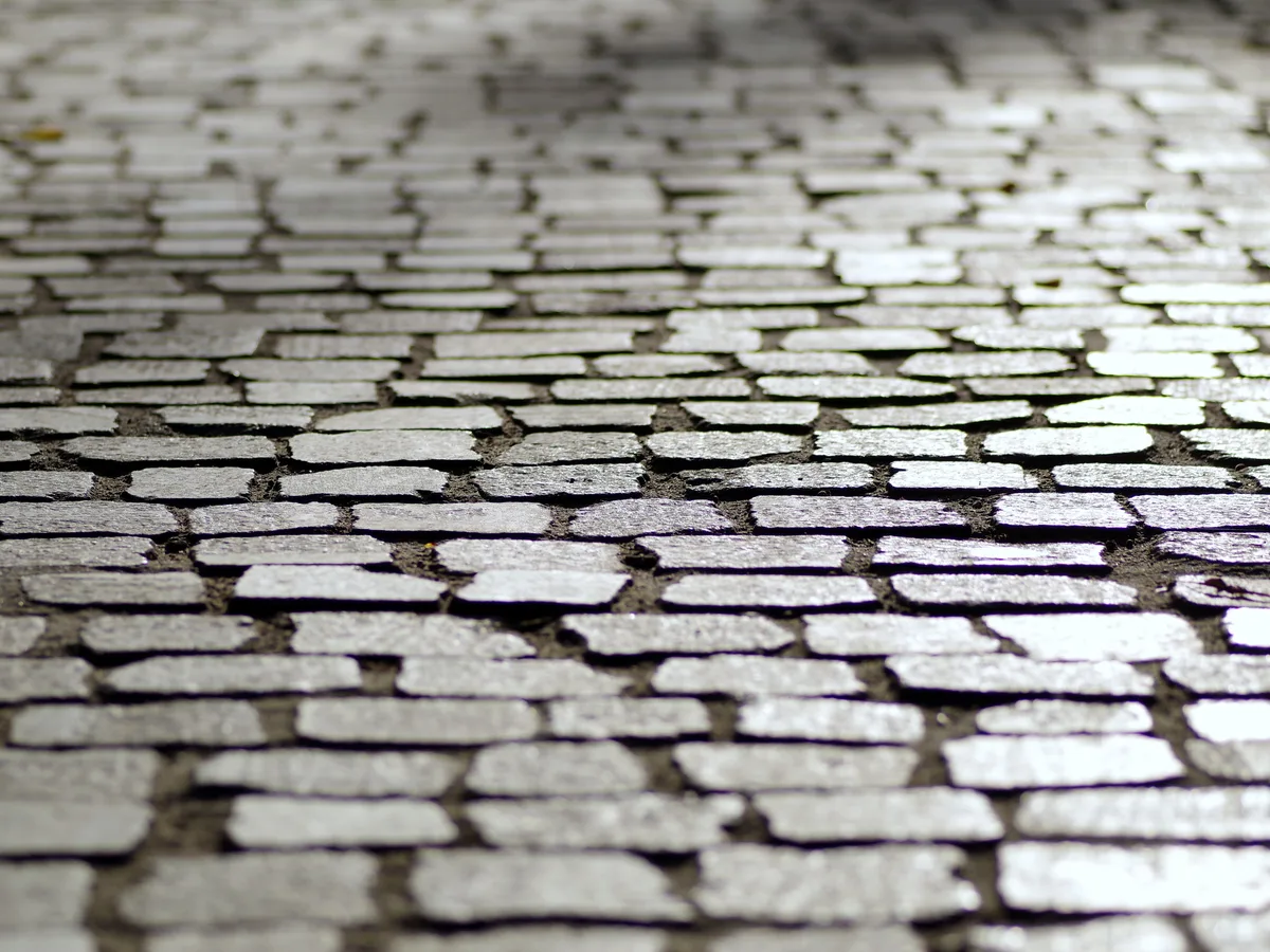 Stamped Concrete Driveway detail photo